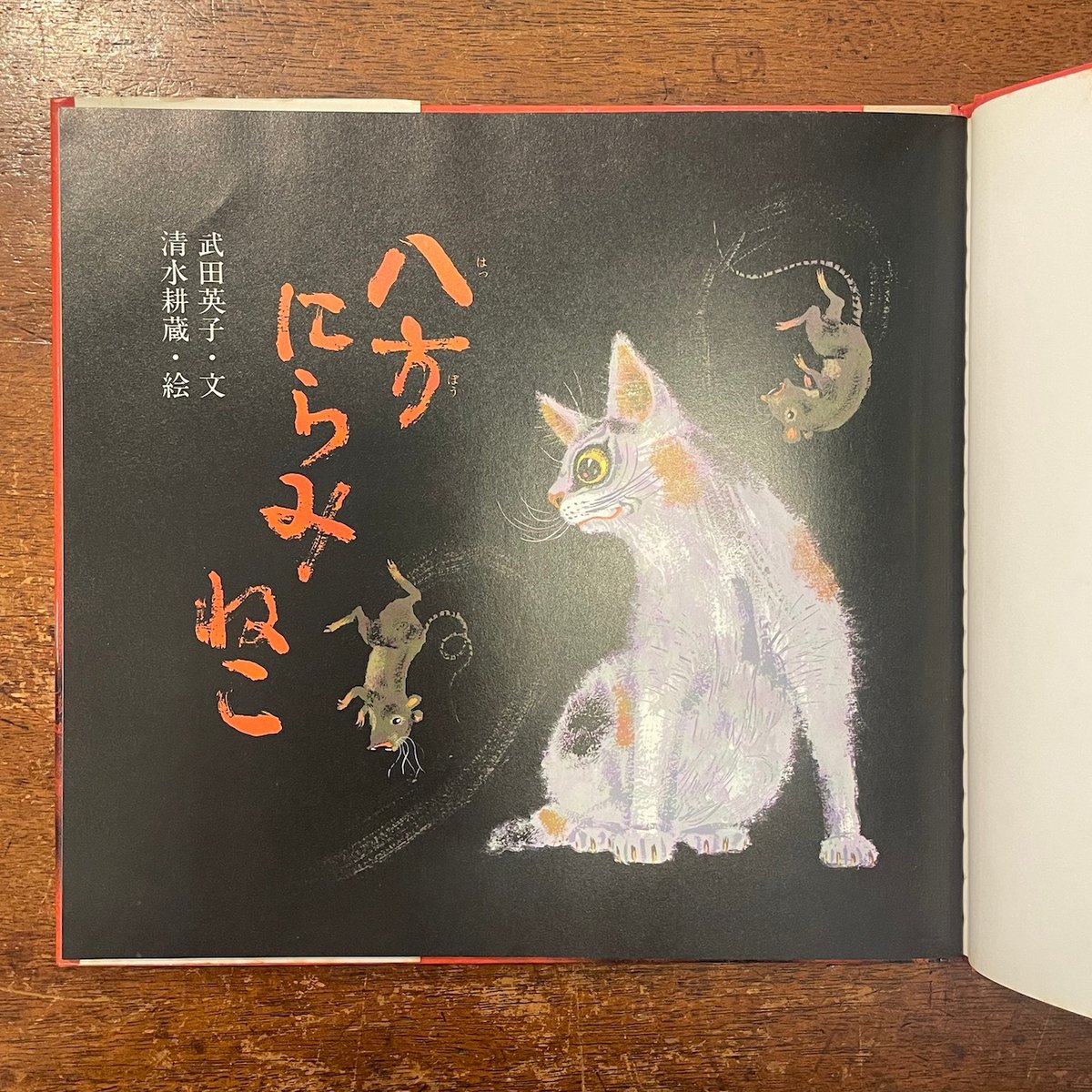 (F4号）安藤絵流「蒼い瞳のねこ」真作/肉筆/表裏にサイン有り/サバトラ 色紙、サインを書きにお邪魔しました😽✨ （アザラシを転がすシャチ