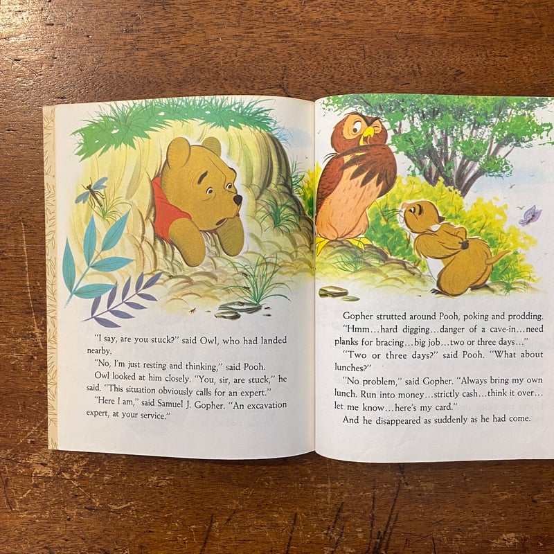 Winnie the Pooh 絵本 Walt Disney Presents Winnie-the-Pooh meets Gop