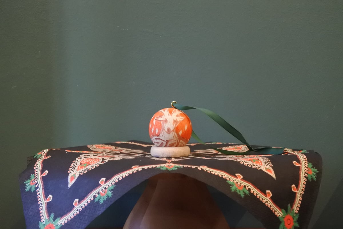 きくちちき オーナメント作品 木球タイプ（鹿） | Frobergue online store