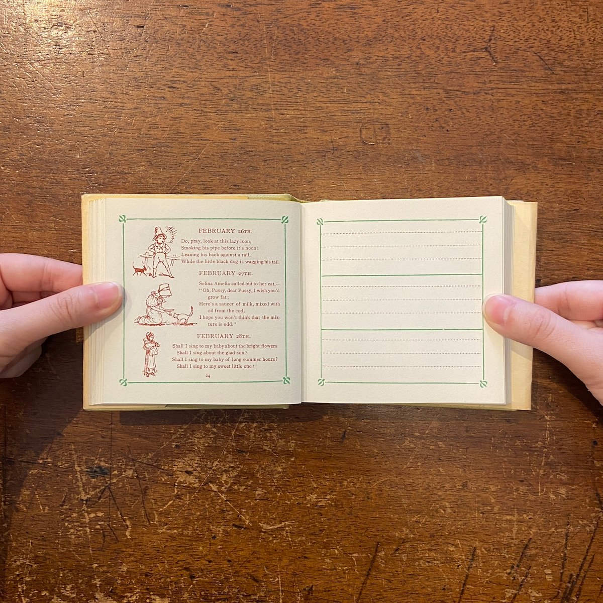 KATE GREENAWAY'S BIRTHDAY BOOK」Kate Greenaway（