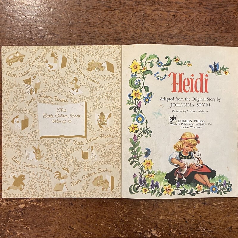 HEIDI 絵本 Johanna Spyri Heidi (Everyman's Library Children's Classics Series): Spyri