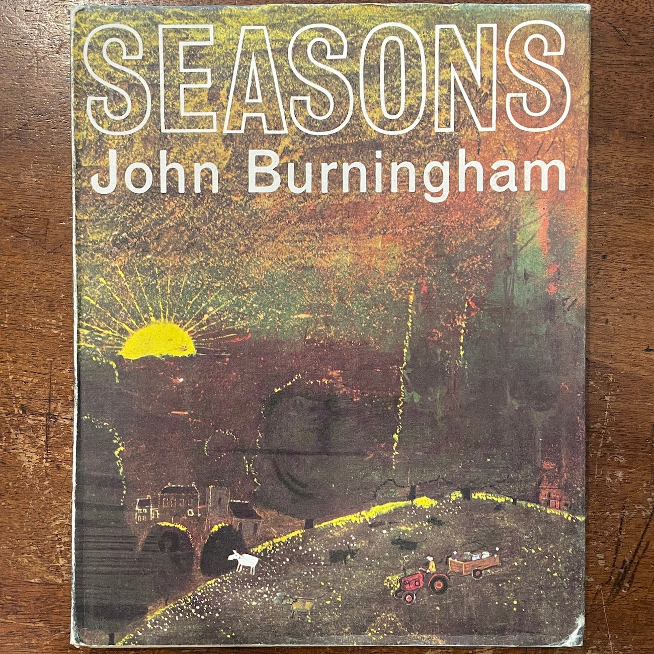 【ヴィンテージ本　大型本　希少本】SEASONS　Jhon Burningham SEASONS」John Burningham（ジョン・バーニンガム） | Frobergu