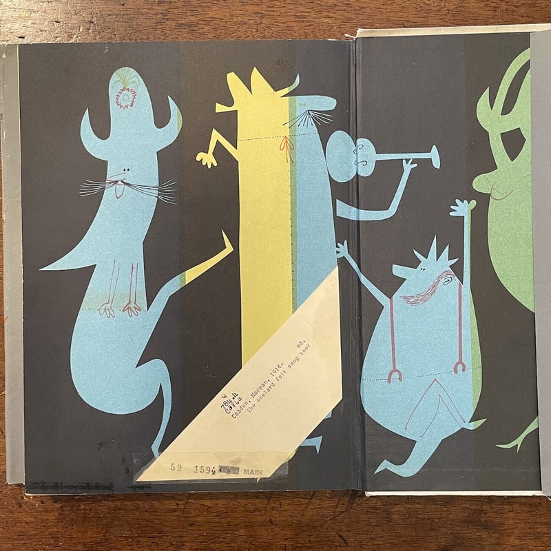 THE ABELARD FOLK SONG BOOK」Norman Cazden Abner
