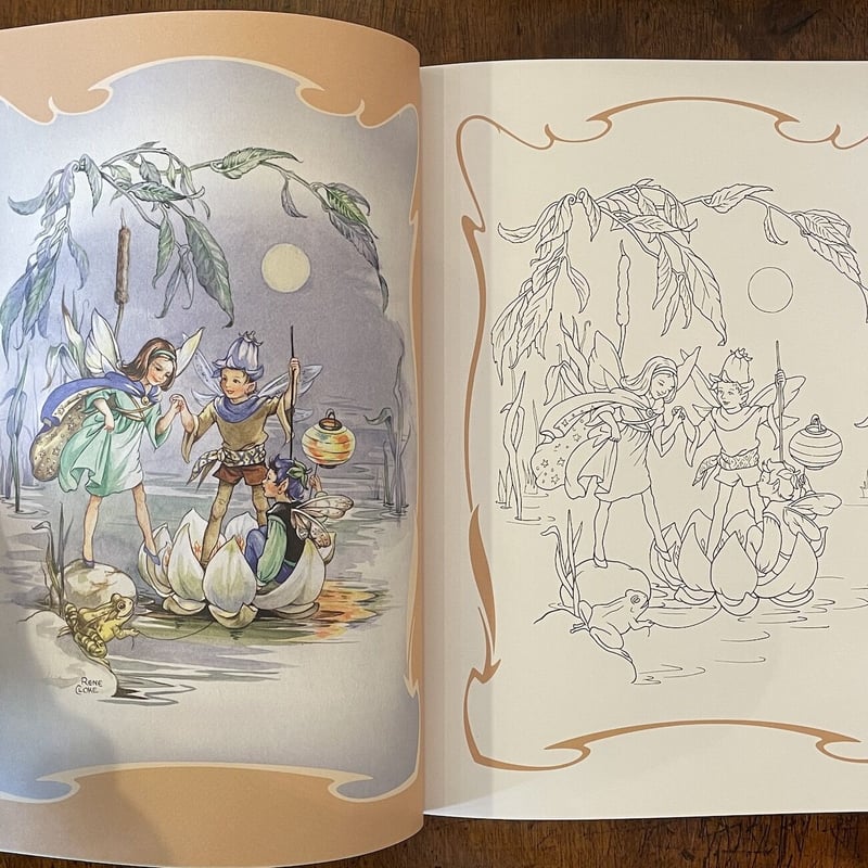 Vintage FAIRIES Colouring Book」Margaret Tarran