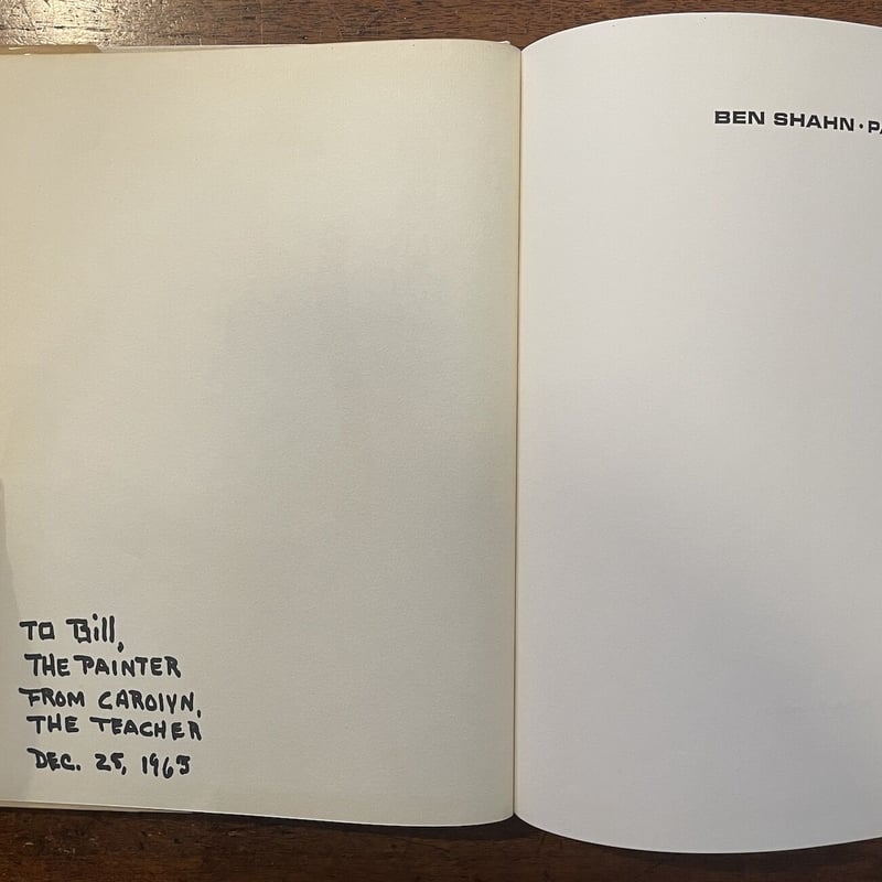 Ben Shahn : Paintings（1963年初版）」James Thrall Be