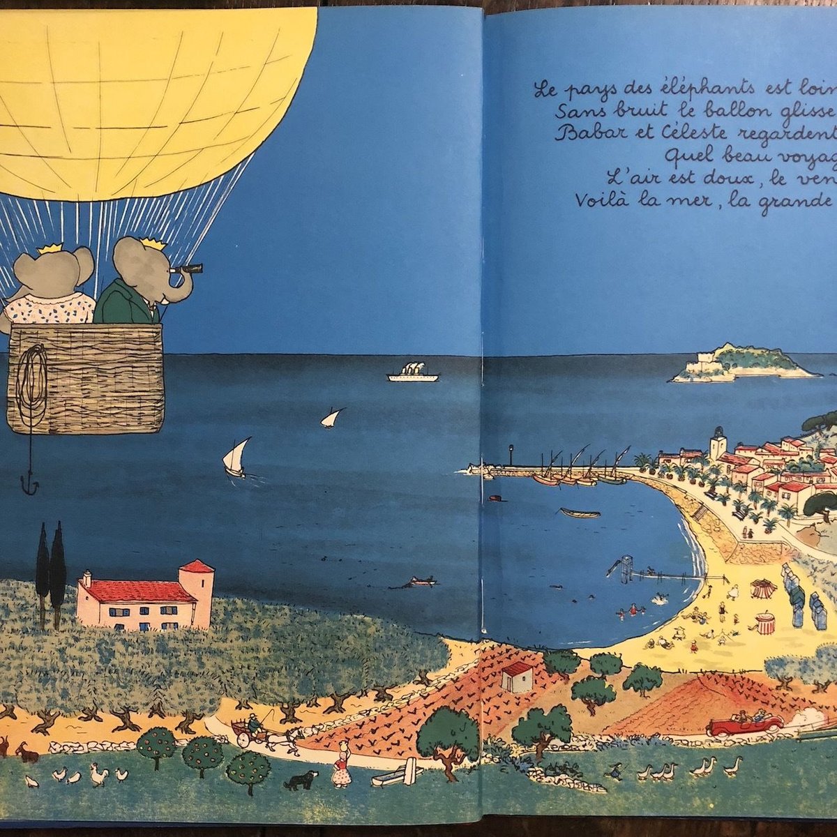 LE VOYAGE DE BABAR（1946年版）」Jean de Brunhoff（ジャ