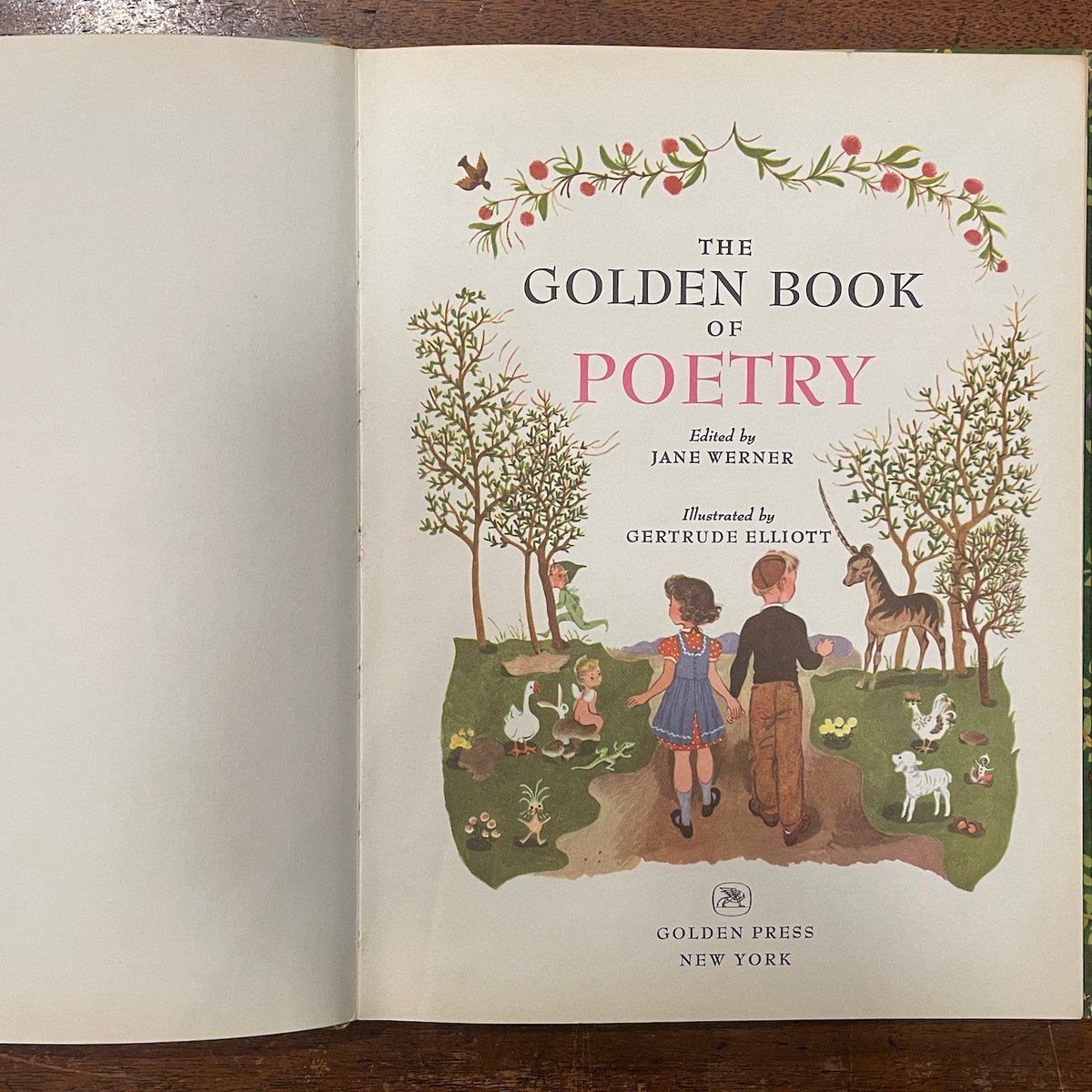 「THE BIG GOLDEN BOOK OF POETRY(1966年)」Jane Werner Gertrude Elliott 「THE BIG GOLDEN BOOK OF POETRY(1966年)」Jane Werner Gertrude Elliott
