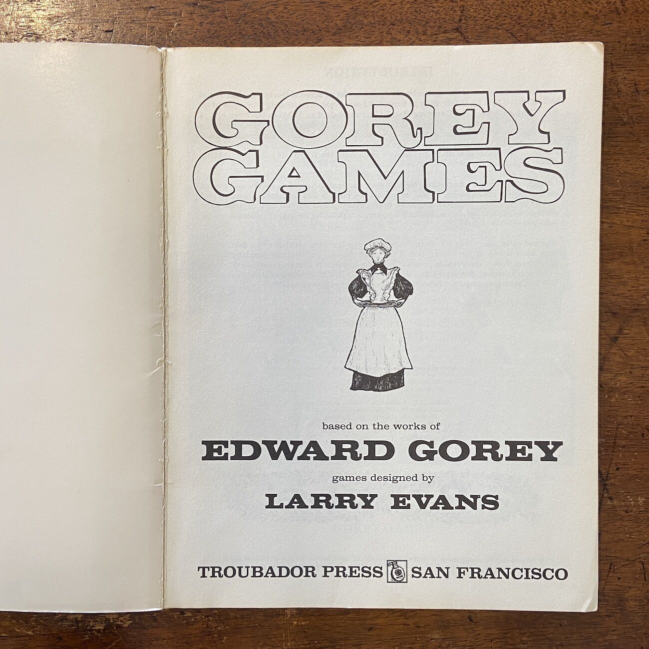 美本　GOREY GAMES　エドワードゴーリー　サイン本 GOREY GAMES」Edward Gorey（エドワード・ゴーリー） | Froberg