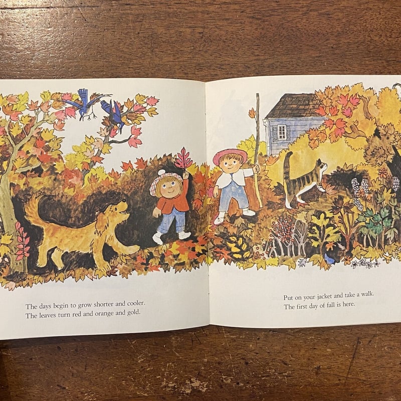 A Book of Seasons」Alice & Martin Provensen（プロヴ