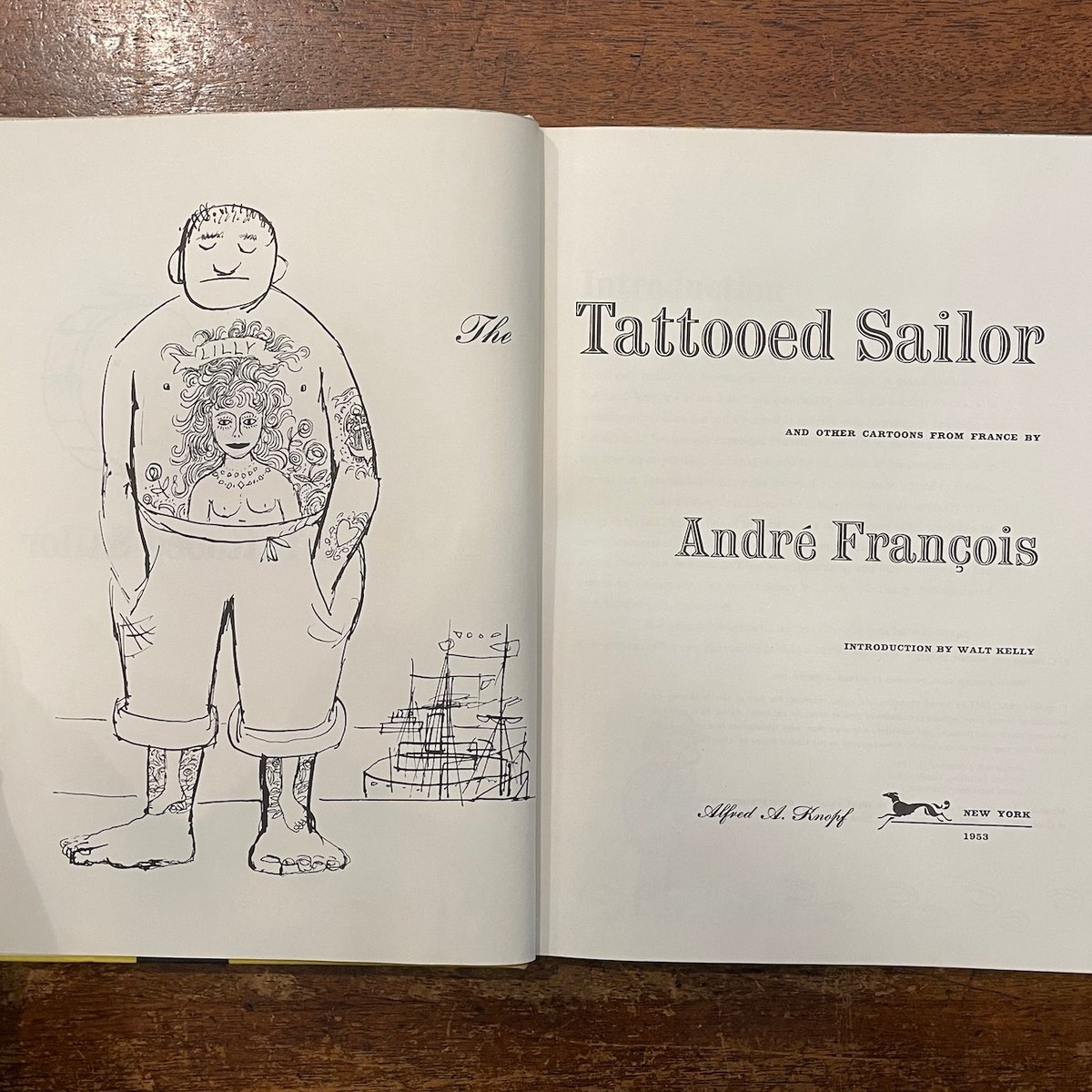 Tattooed Sailor（1953年3刷）」Andre Francois（アンドレ・フ