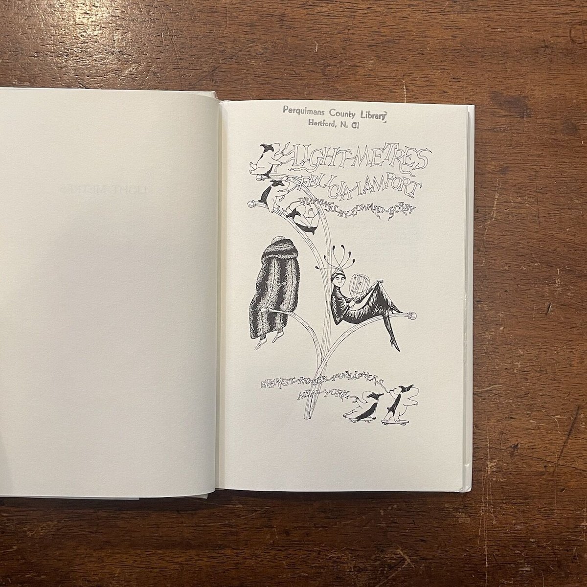 LIGHT METRES」Felica Lamport Edward Gorey（エドワード