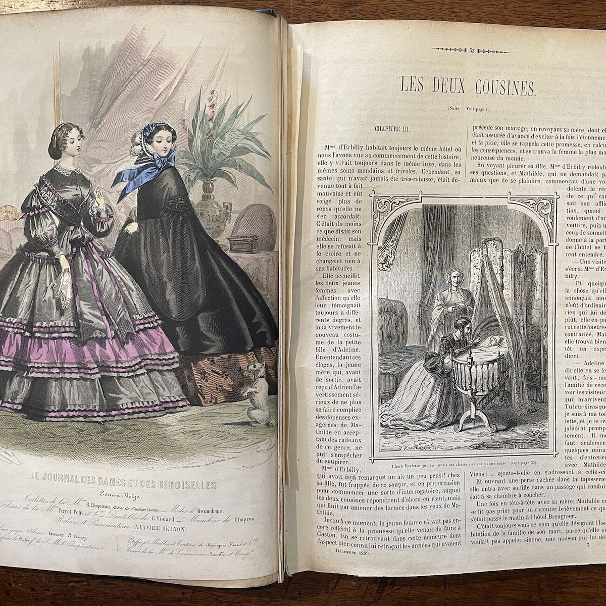 フランス古書 1880年 Journal des Demoiselles fit=scale-down,w=1200