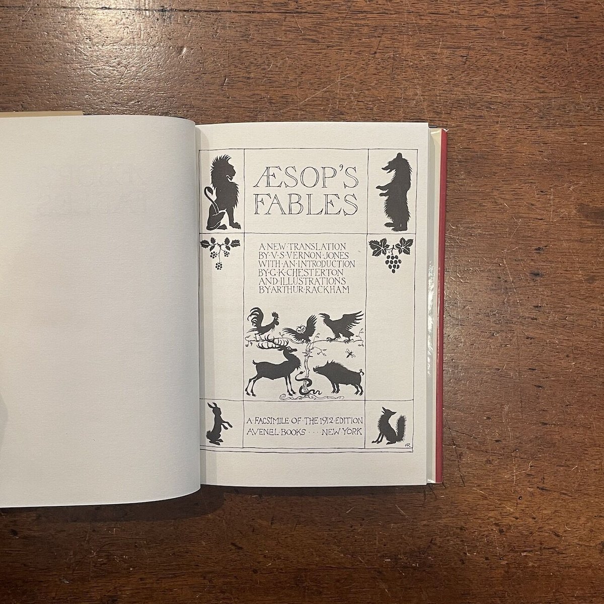 Æsop's Fables　イソップ童話⠀アーサー・ラッカム　アンティーク Æsop's Fables イソップ童話⠀アーサー・ラッカム アンティーク