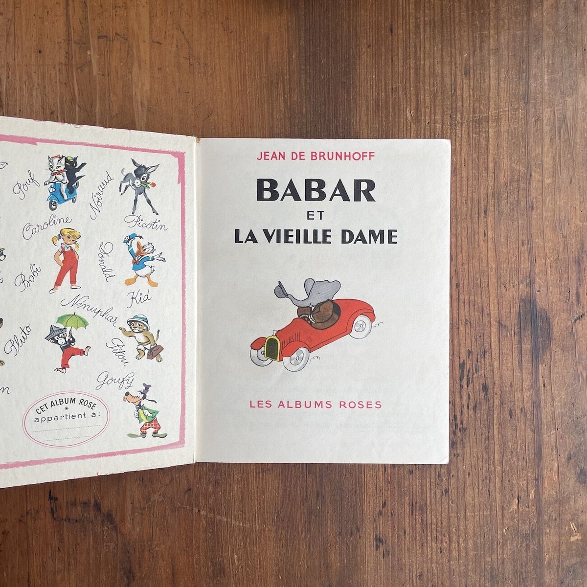 バーバパパ 5 ジャーナル総集編　雑誌コレクション　フランス語　ヴィンテージ BABAR et la vieille dame（1965年）」Jean de Brunho