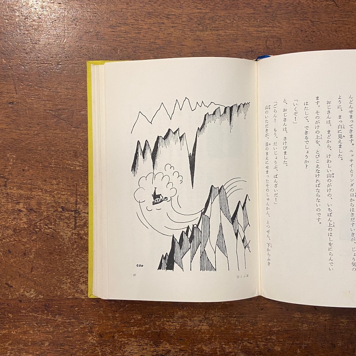 久里洋二 原画 花のブランコ 表紙画 1990年 F5号 アクリル画 証明書