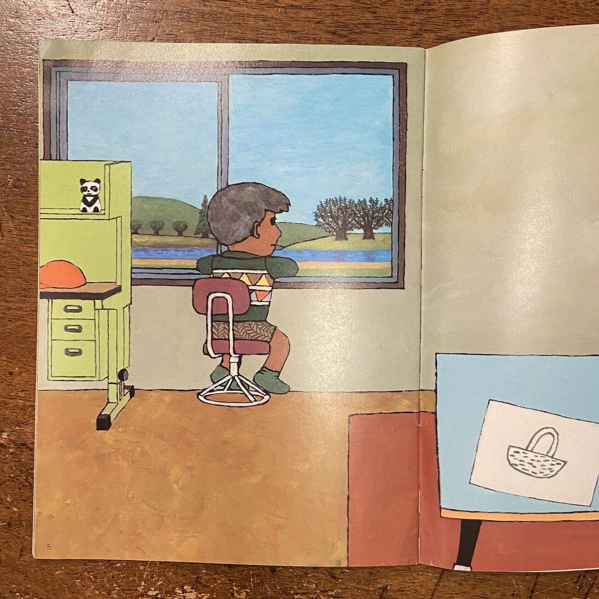 けんいちとかぜのこ こどものくに1974年5月号」水沢健彦 作 北田