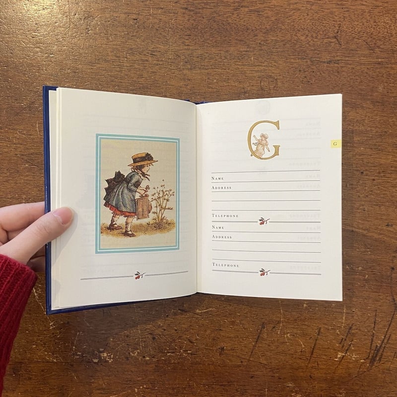 Address Book」Kate Greenaway（ケイト・グリーナウェイ） | Fro