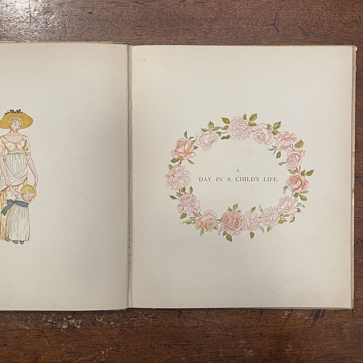 A DAY IN A CHILD'S LIFE」Kate Greenaway（ケイト・グリー