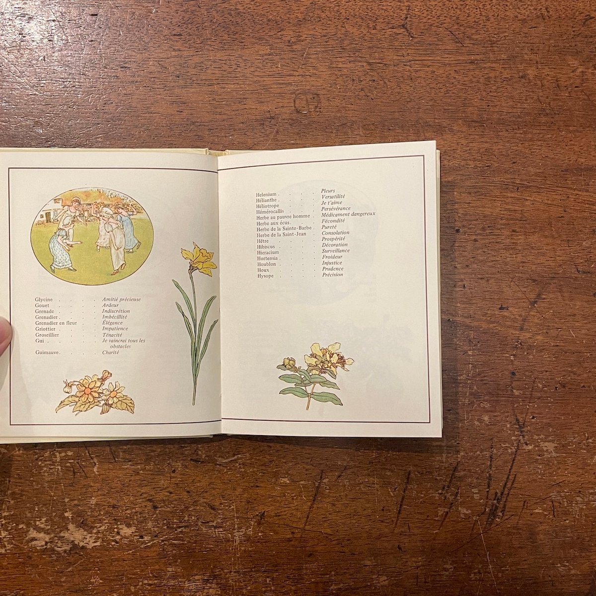 Le Langage des Fleurs」Kate Greenaway（ケイト・グリーナウ