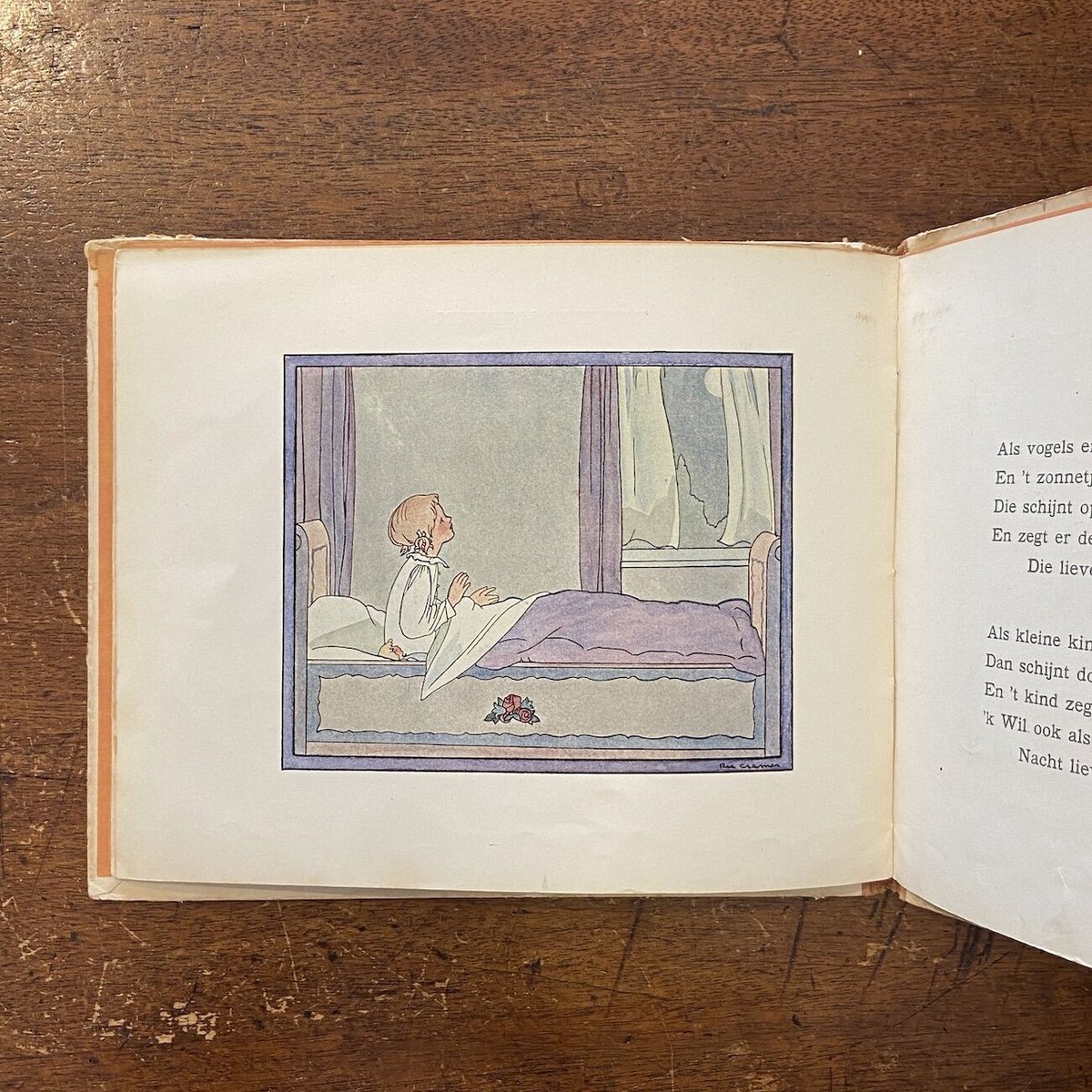 洋書　古書　アンティーク楽譜絵本　Rie Cramer挿絵の歌曲集　1923年刊 洋書 古書 アンティーク楽譜絵本 Rie Cramer挿絵の歌曲集 1923