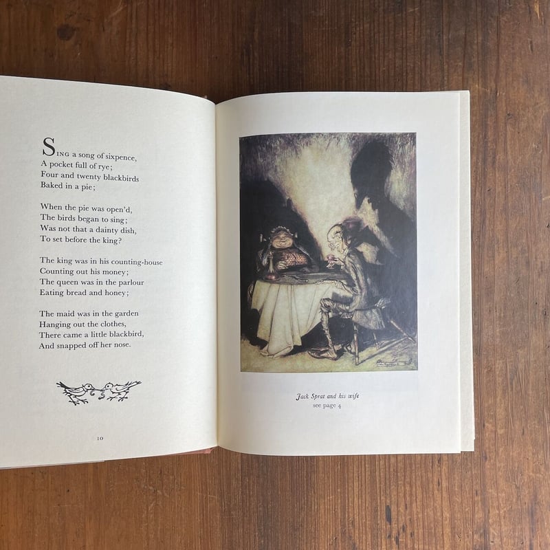 MOTHER GOOSE Nursery Rhymes」Arthur Rackham（アーサ