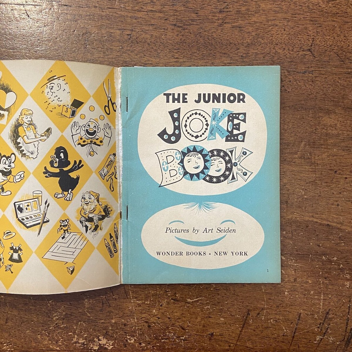 THE JUNIOR JOKE BOOK(1955年)」Art Seiden(アート・セイデ THE JUNIOR JOKE BOOK(1955年)」Art Seiden(アート・セイデ