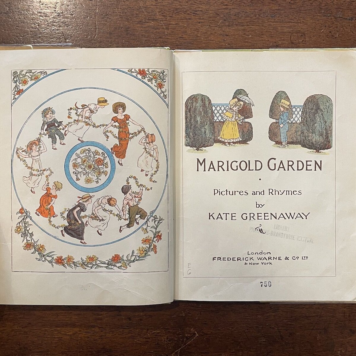 初版？ MARIGOLD GARDEN ケイト・グリーナウェイ 木版絵本＋復刻版 初版？ MARIGOLD GARDEN ケイト・グリーナウェイ 木版絵本＋復刻