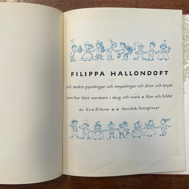 Filippa Hallondoft（1960年）」Eva Billow（エヴァ・ビロウ） 