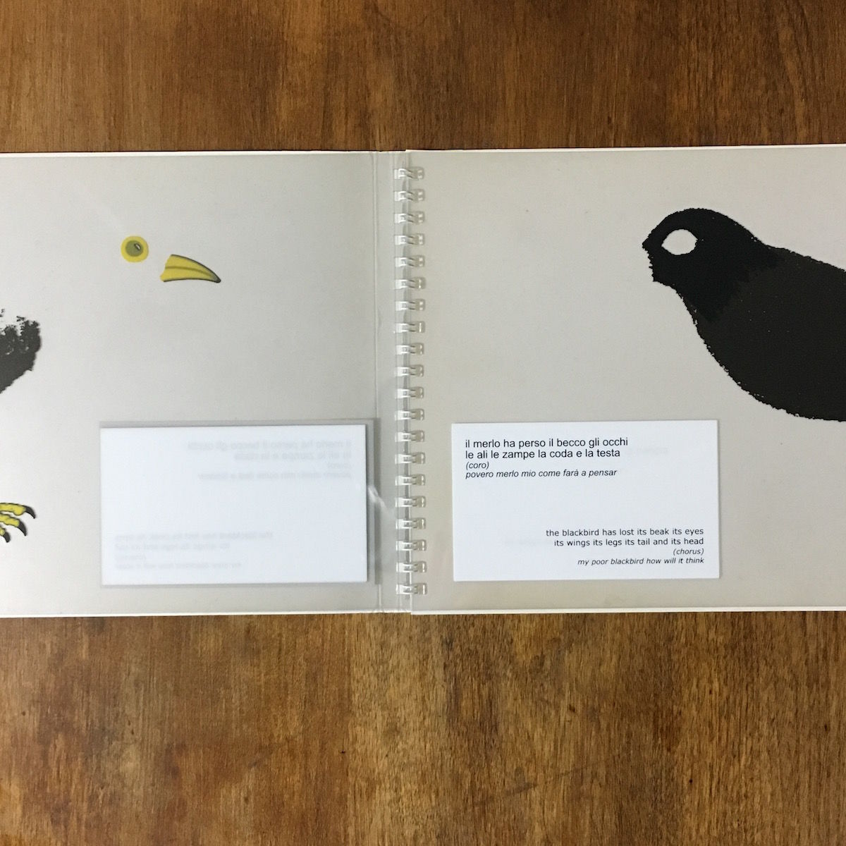 IL MERLO HA PERSO IL BECCO」Bruno Munari（ブルーノ・ムナーリ