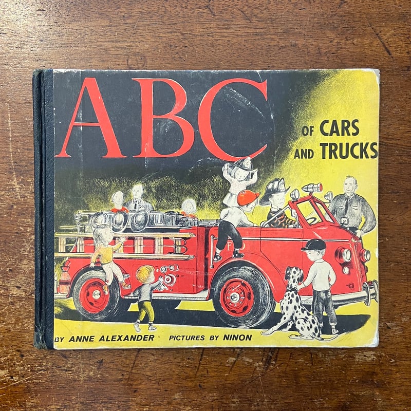ABC OF CARS AND TRUCKS（1956年／リトグラフ）」Anne Alexa