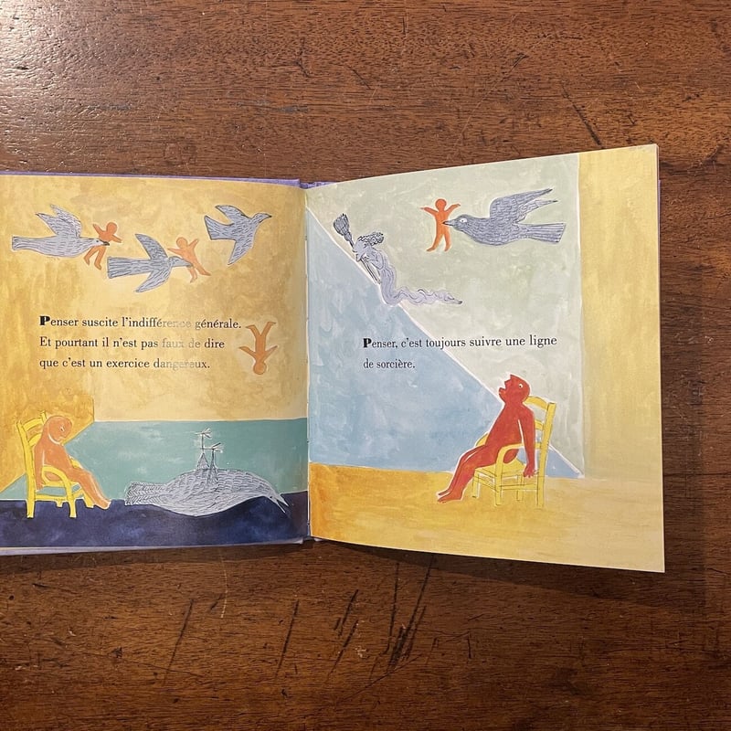 L'oiseau philosophie」Gilles Deleuze（ジル・ドゥルーズ）