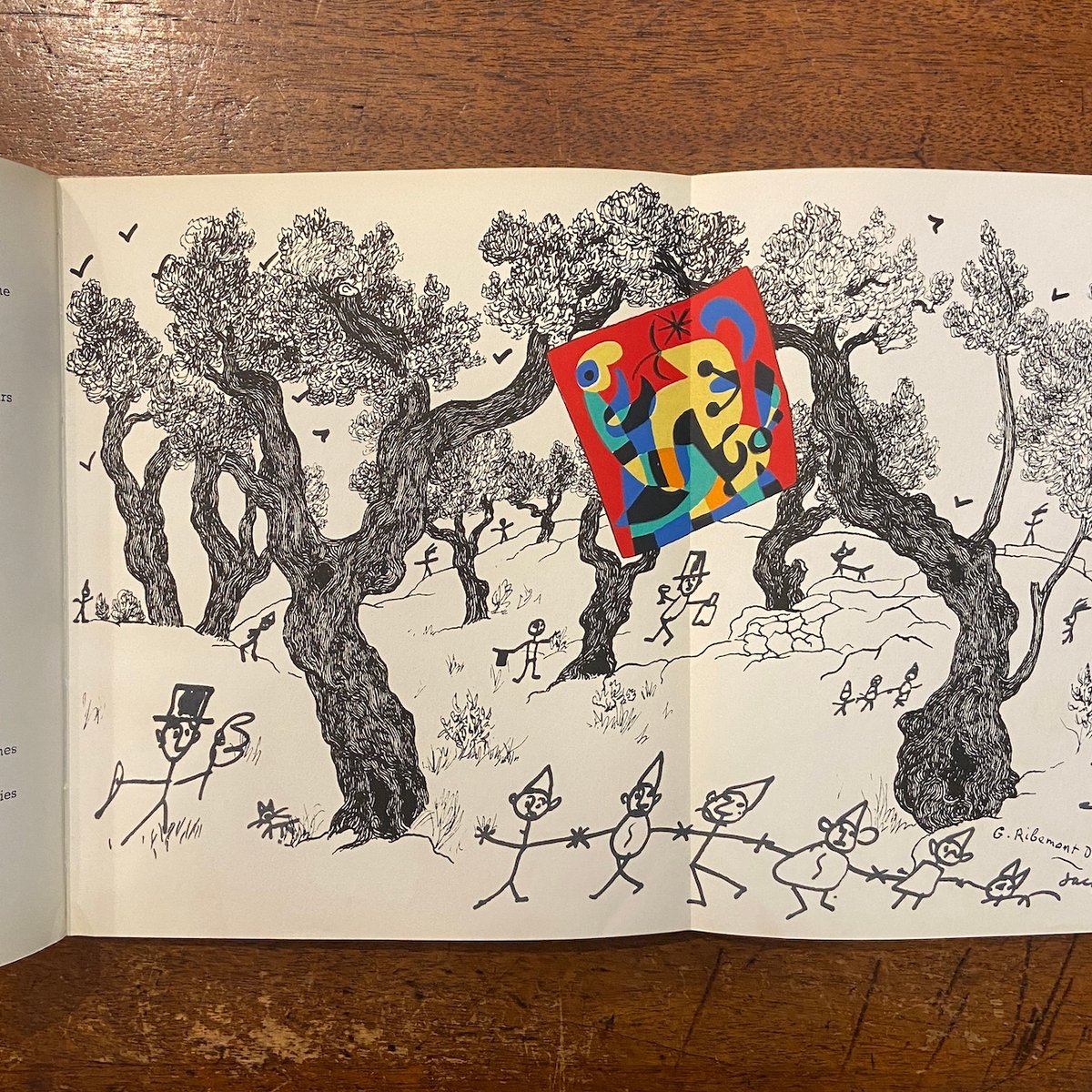 【真作保証】ミロ 作 ジャック・プレヴェール 1956年 リトグラフ JOAN MIRO」Jacques Prevert（ジャック・プレヴェール