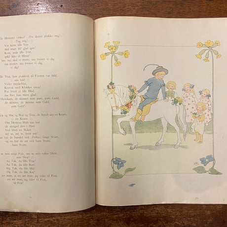 「Blomsternes Bog（1914年／リトグラフ）」Jeanna oterdahl　Elsa Beskow（エルサ・ベスコフ）