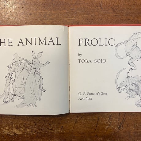「THE ANIMAL FROLIC（鳥獣戯画／1954年）」Toba Sojo（覚猷）