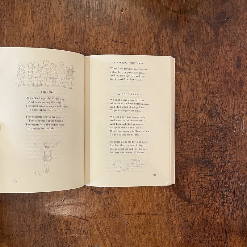 A Child's Garden of Verses 童心詩集（日本語翻訳、原詩の函