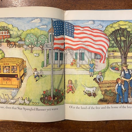「The Star Spangled Banner（1950年頃）」Ingri and Edgar d'Aulaire（ドーレア夫妻）