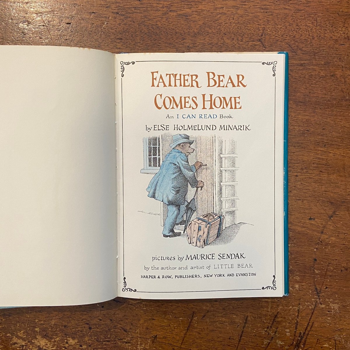 センダック　1960年初版  「FATHER BEAR COMES HOME」 Amazon.com: Father Bear Comes Home (I Can Read Level 1