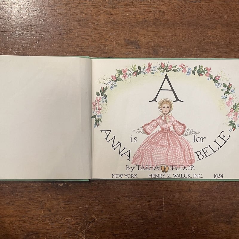A is for ANNABELLE（1954年？）」Tasha Tudor（ターシャ・テュ