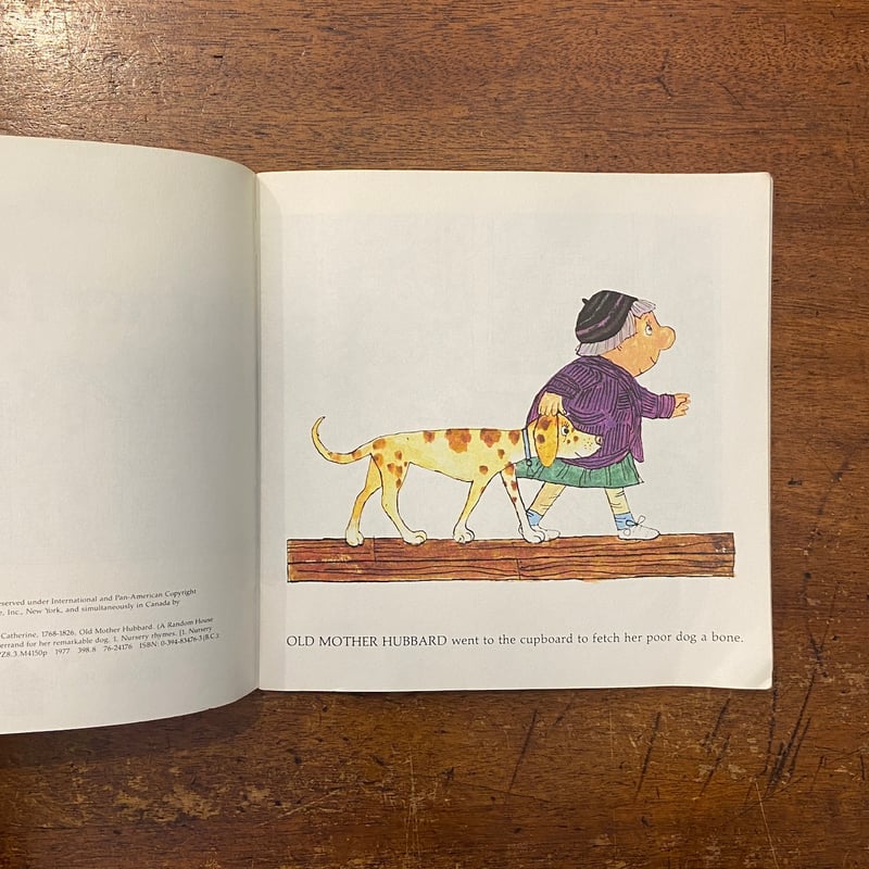 Old Mother Hubbard」Alice & Martin Provensen（プロ 