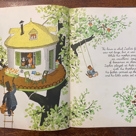 「BABAR'S FRIEND ZEPHIR（1947年）」Jean de Brunhoff（ジャン・ド・ブリュノフ）