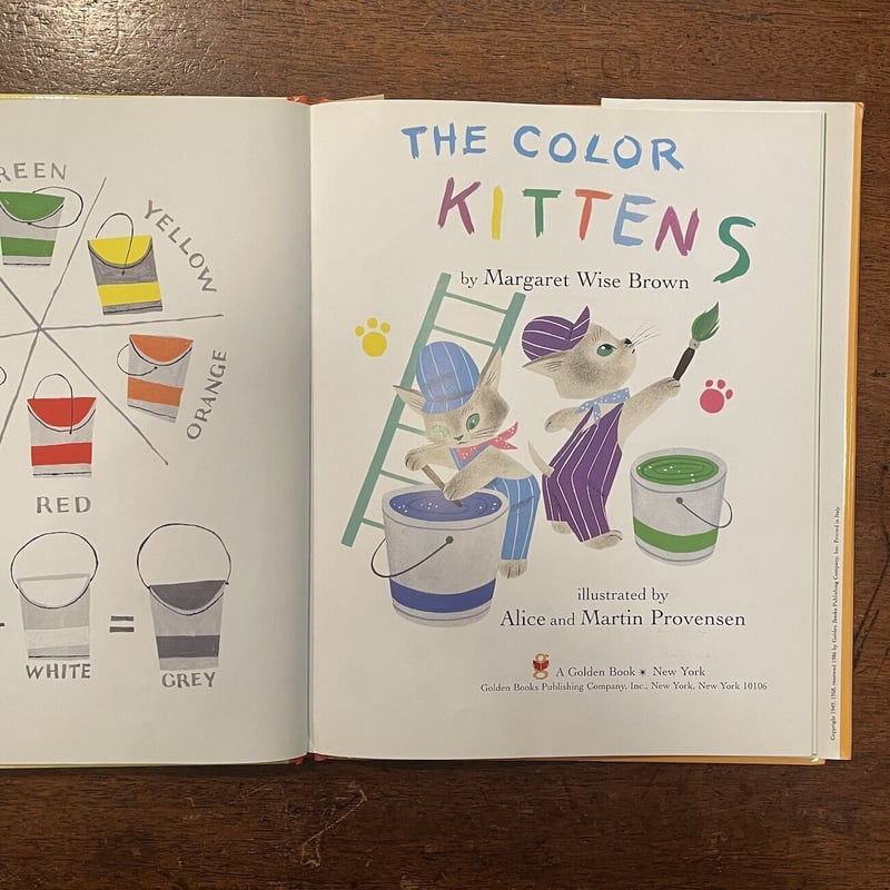 THE COLOR KITTENS」Margaret Wise Brown Alice & THE COLOR KITTENS」Margaret Wise Brown Alice &