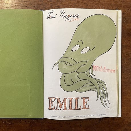 「EMILE（1960年代前半〜中頃）」Tomi Ungerer（トミー・ウンゲラー）