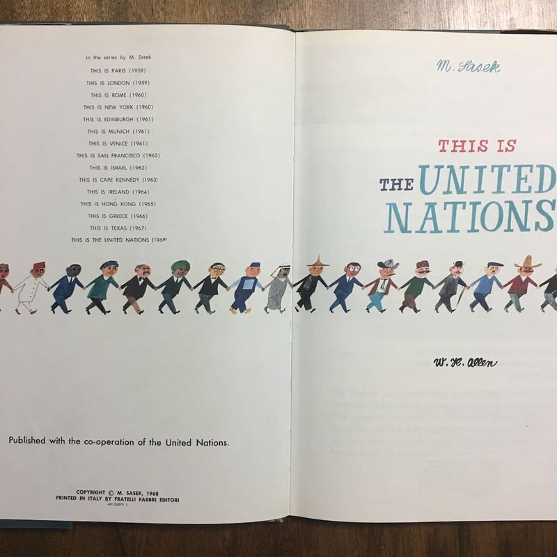 This is the United Nations（1968年版）」M.Sasek | F