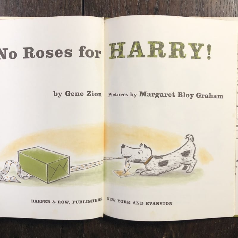 No Roses for Harry! 絵本 Amazon | No Roses for Harry! (Harry the Dog) | Zion, Gene