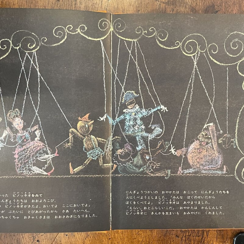 ABCブック ピノッキオ」神沢利子 文 三好碩也／水沢研 絵 | Frobergue