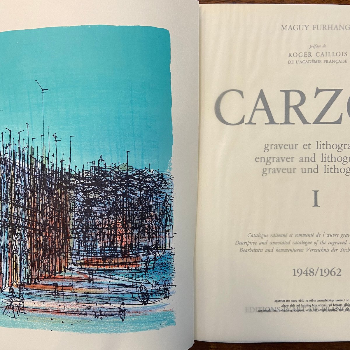 CARZOU Graveur et Lithographe」Jean Carzou リトグラ