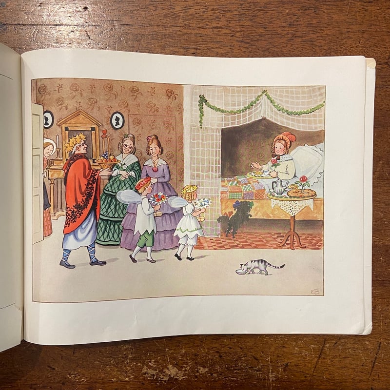 エルサベスコフ　絵本　Tant Bruns Födelesedag Tant Bruns Fodelsedag（1925年初版）」Elsa Beskow（エルサ
