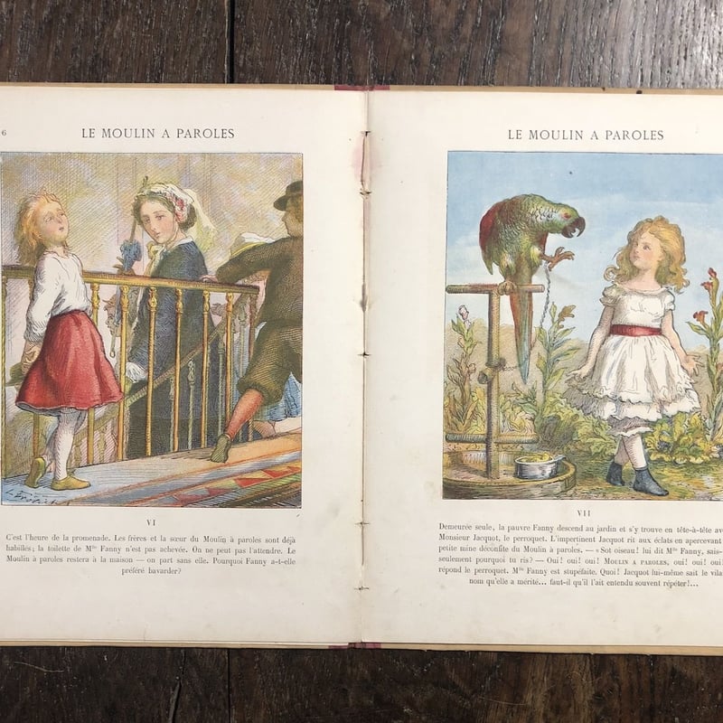 Le Moulin a Paroles（1870年代／リトグラフ？）」P. J. Stahl