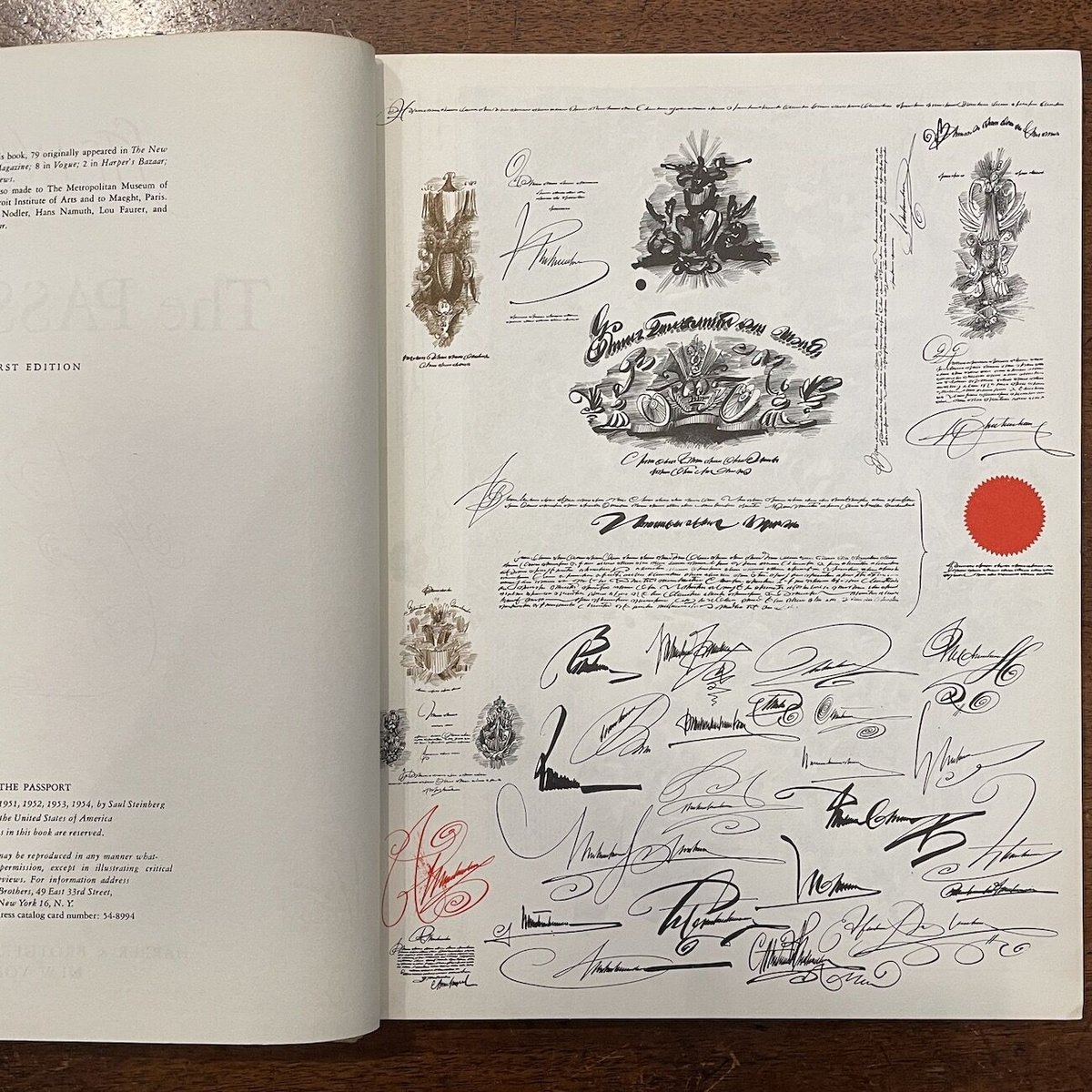 THE PASSPORT（1954年初版）」Saul Steinberg | Froberg