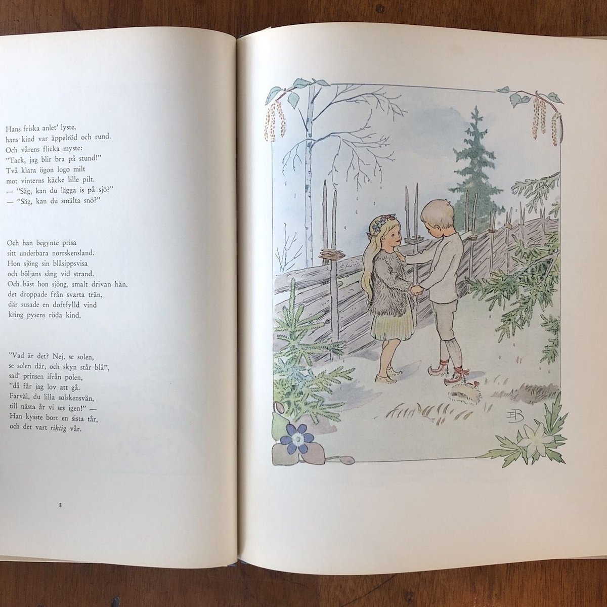 Blommornas bok（1962年版）」Jeanna Oterdahl Elsa Be